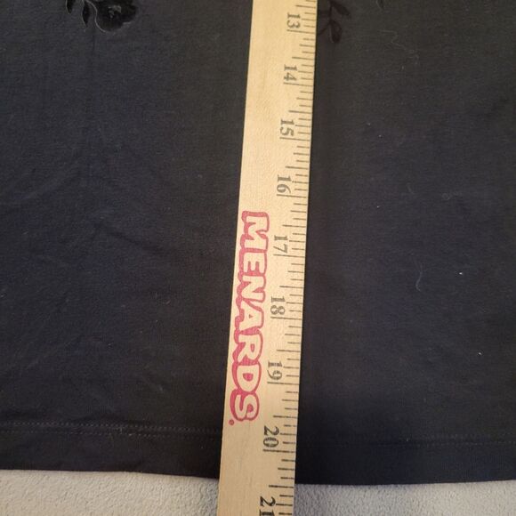 Athleta Limitless Graphic Tee Black Cropped Size Medium - Picture 5 of 8